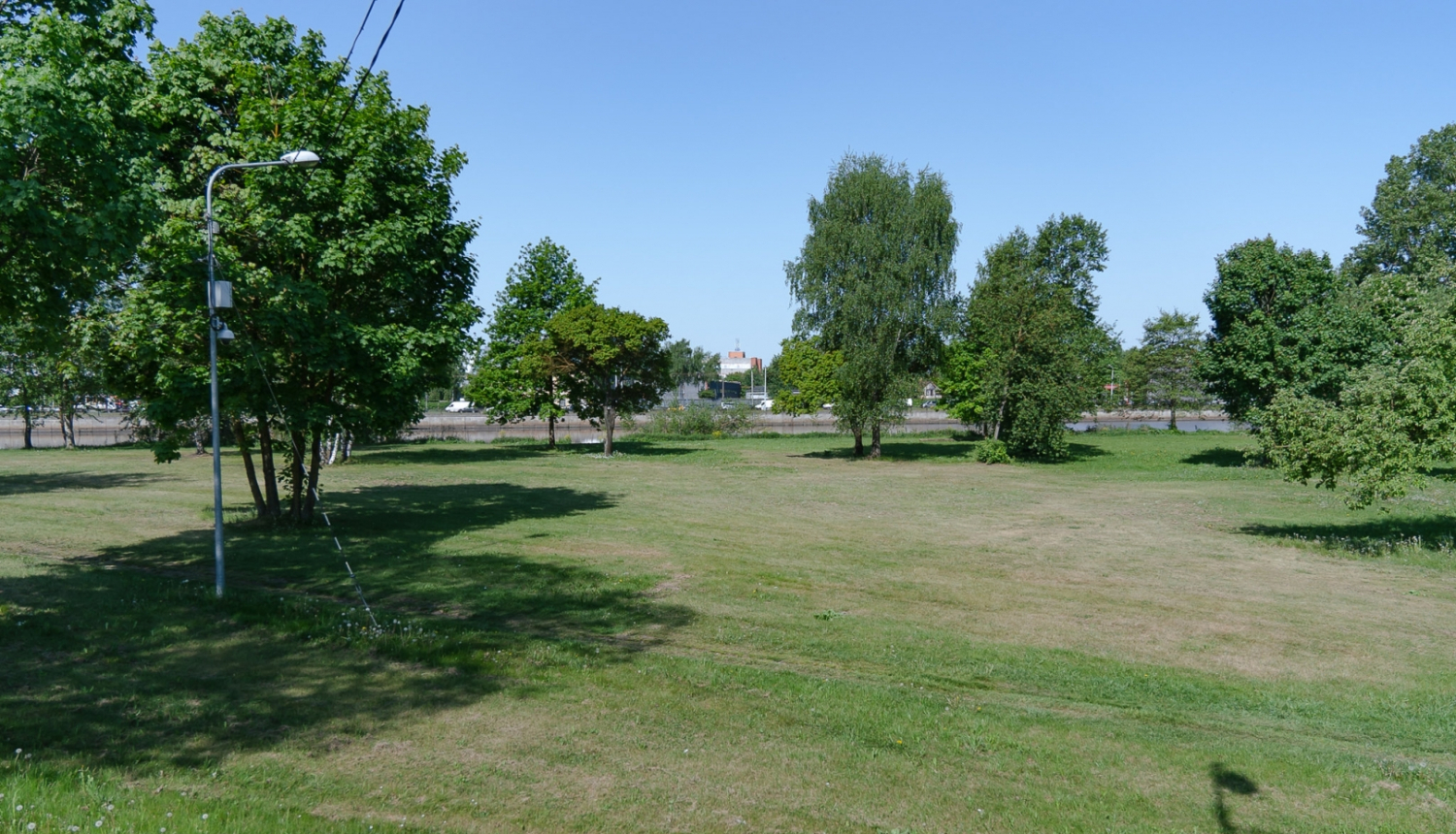 Vieta Lucavsalā, kur būs suņu laukums