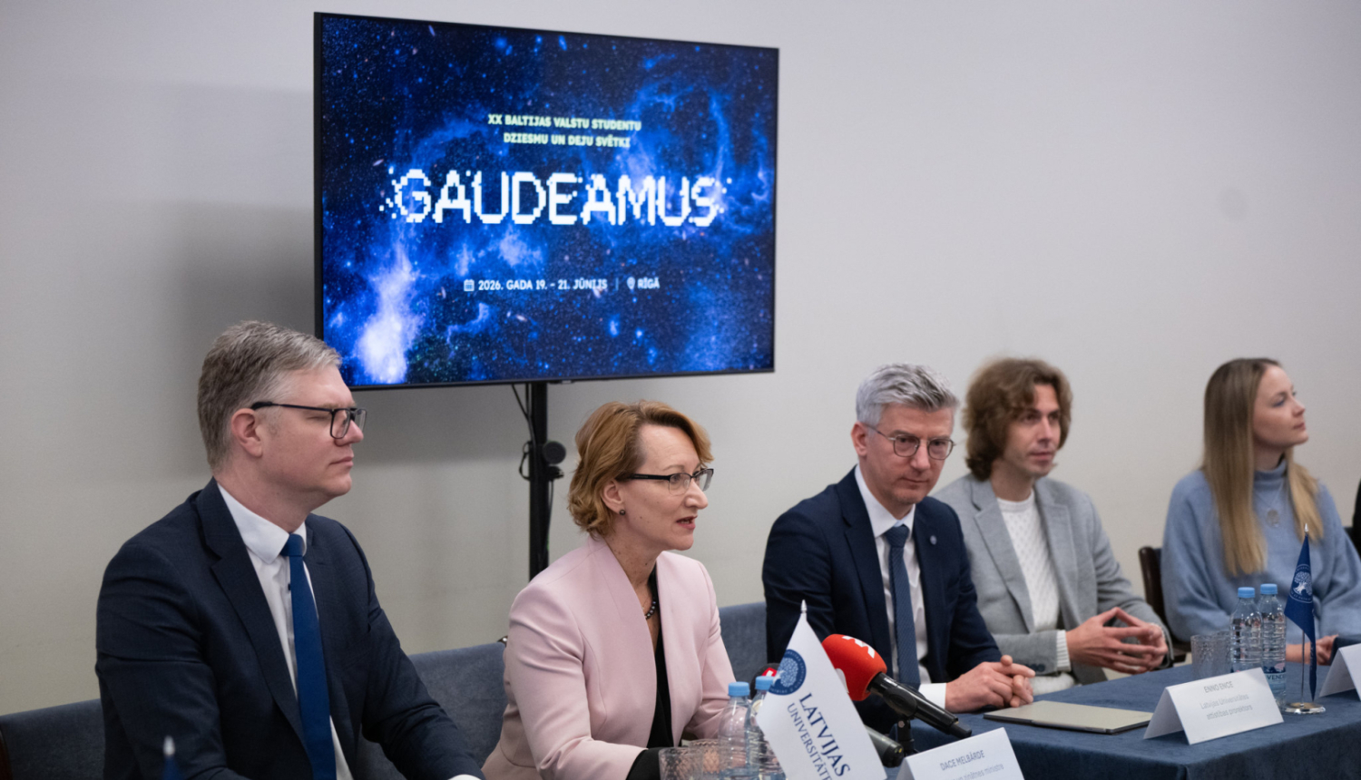 Preses konference par XX Baltijas valstu studentu dziesmu un deju svētki “Gaudeamus”,