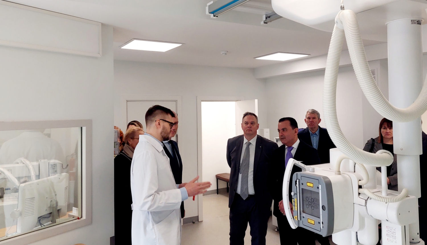 Rīgas domes vadība un Veselības ministra Rīgas 2.slimnīcā