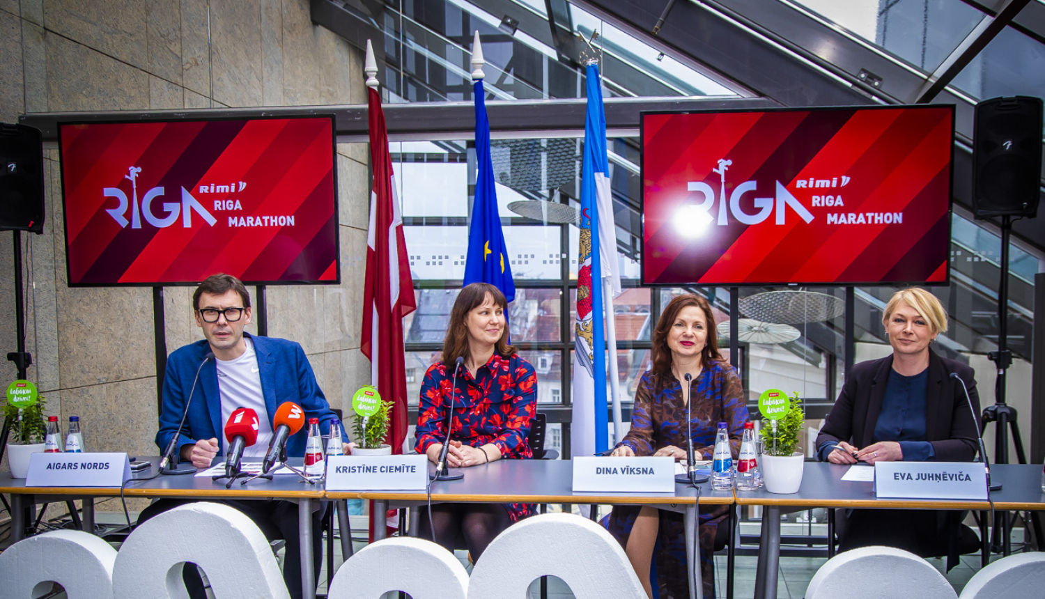 Preses konference par Rimi Rīgas maratonu