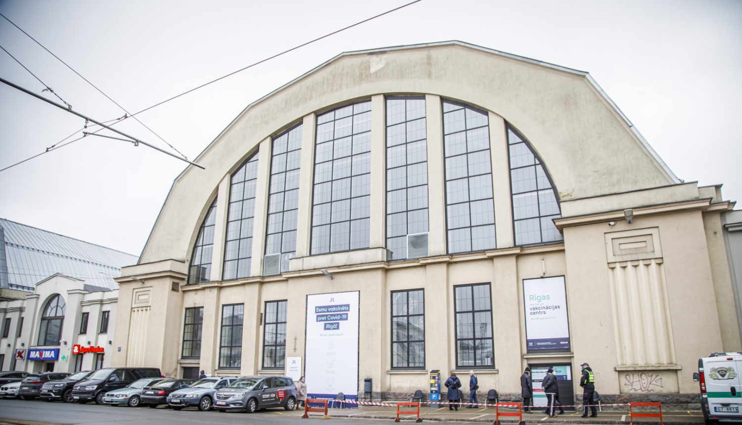 Masu vakcinācijas punkts Centrāltirgū