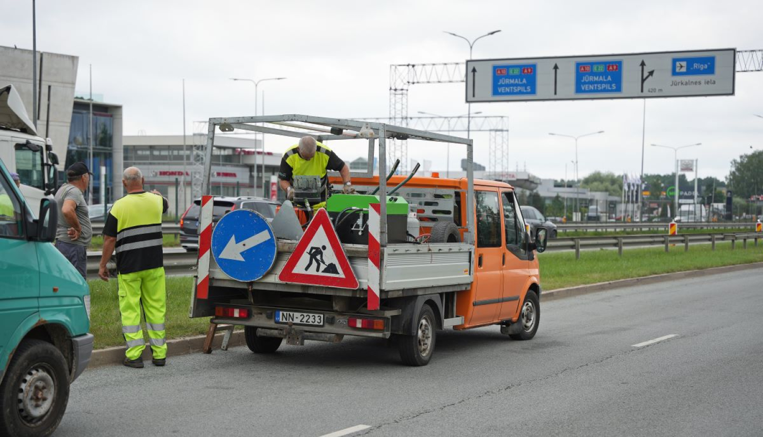 K.Ulmaņa gatves remontdarbi