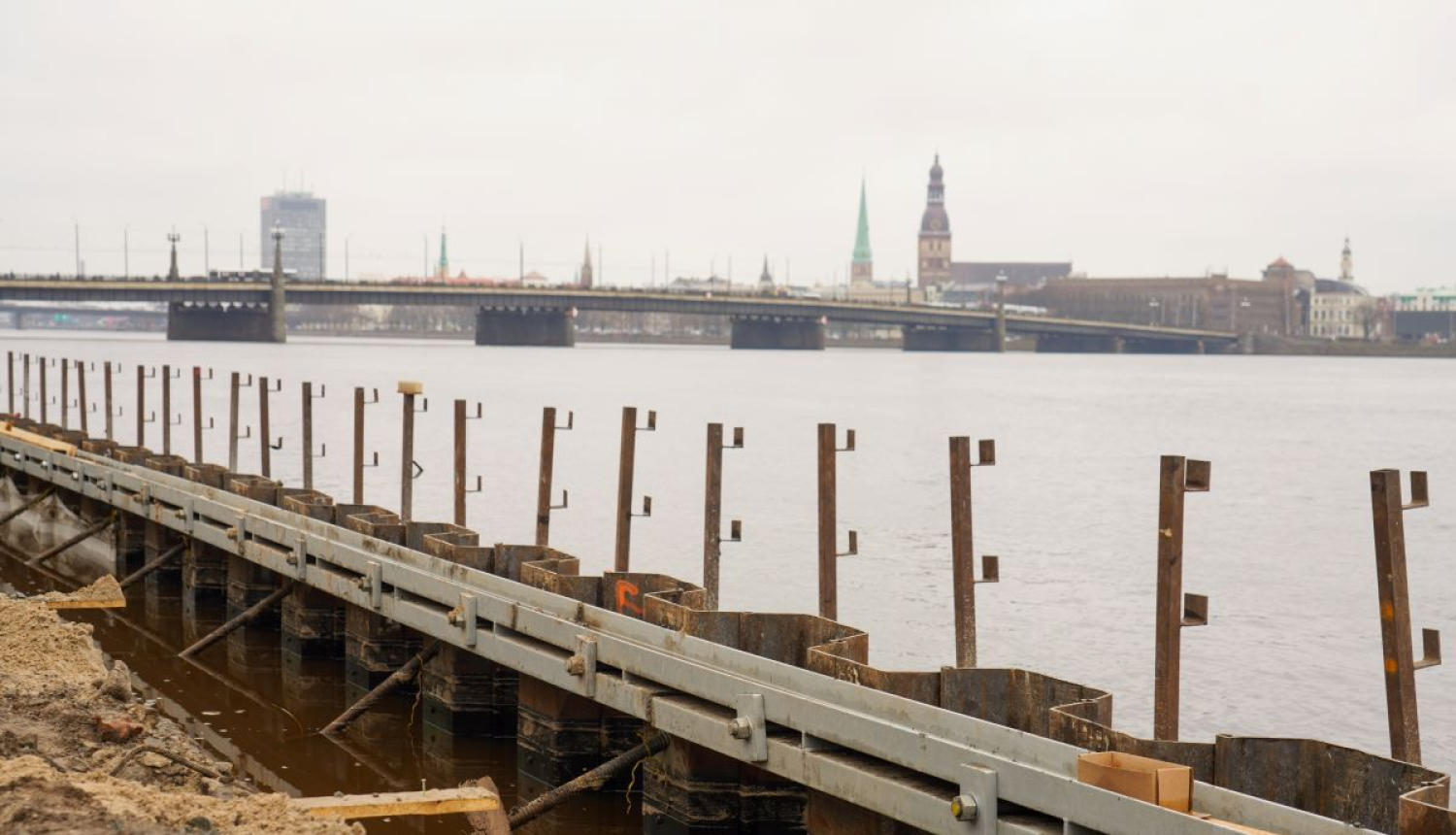 Mūkusalas krastmalas remontdarbi