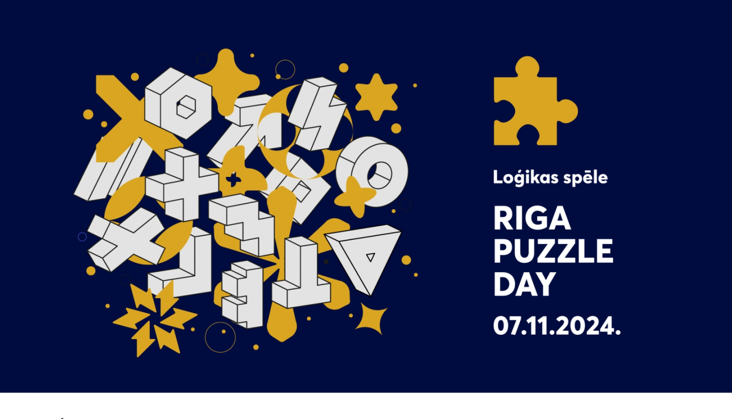 Rīga puzzle day vizuālis