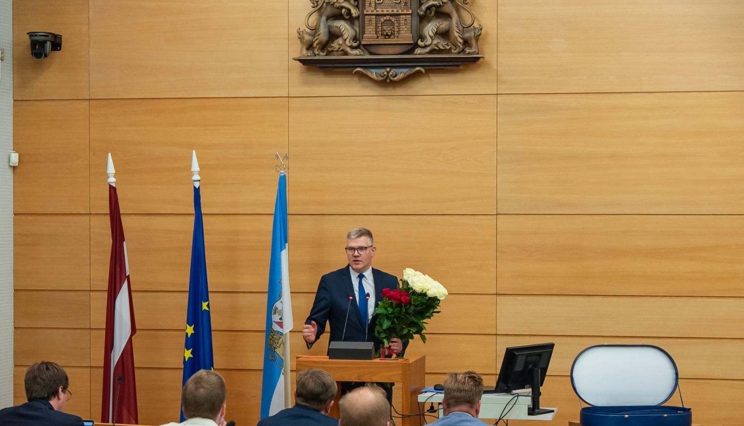 Rīgas domes priekšsēdētājs Vilnis Ķirsis