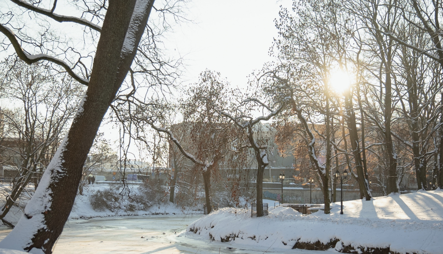 Rīgas naāls ziemā