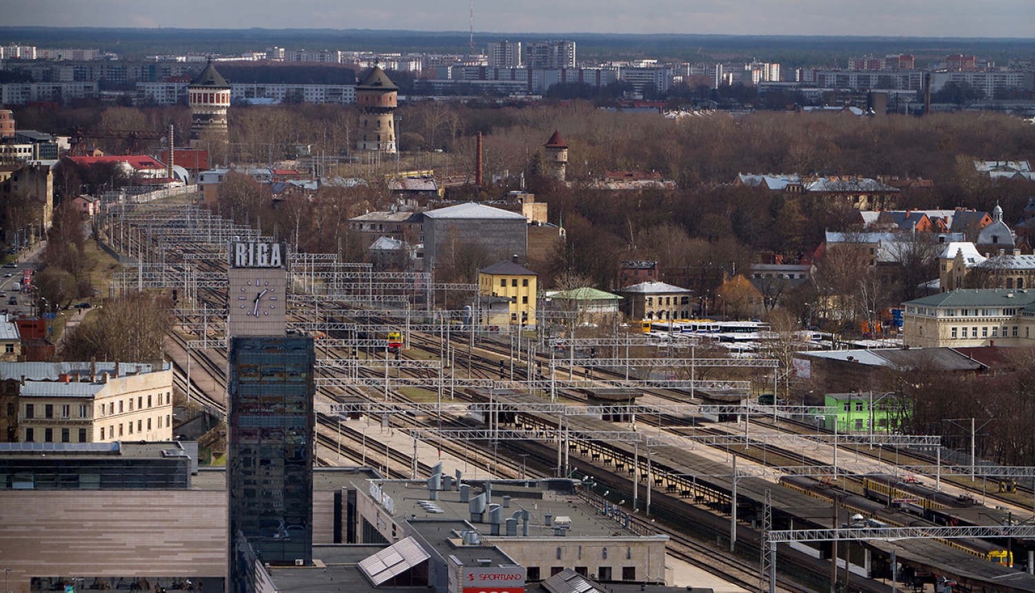 Dzelzceļa sliedes, stacija