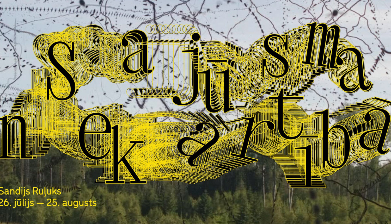 Sandija Ruļuka izstādes pklakāts