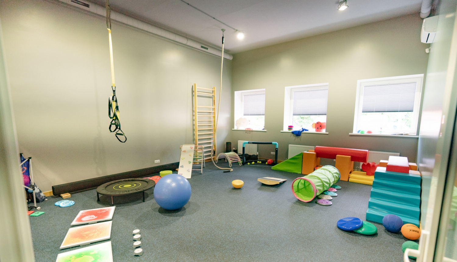 Sensorā sporta zāle bērniem