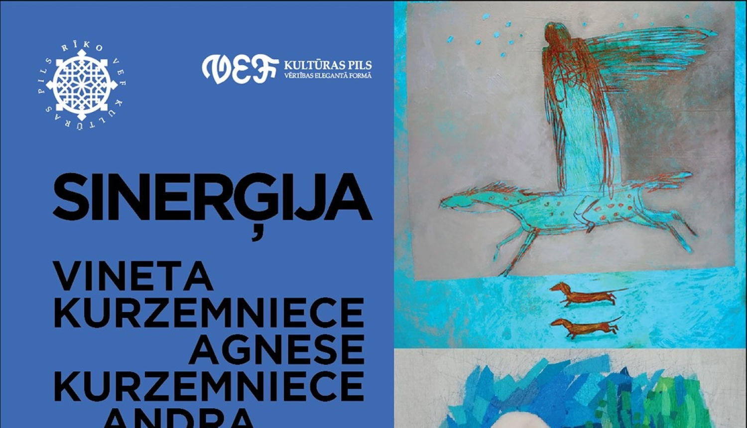Izstādes SINERĢIJA afiša