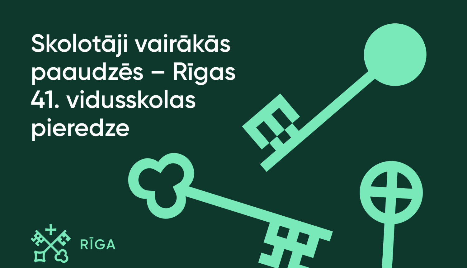 Skolotāji vairākās paaudzēs - vizuālis