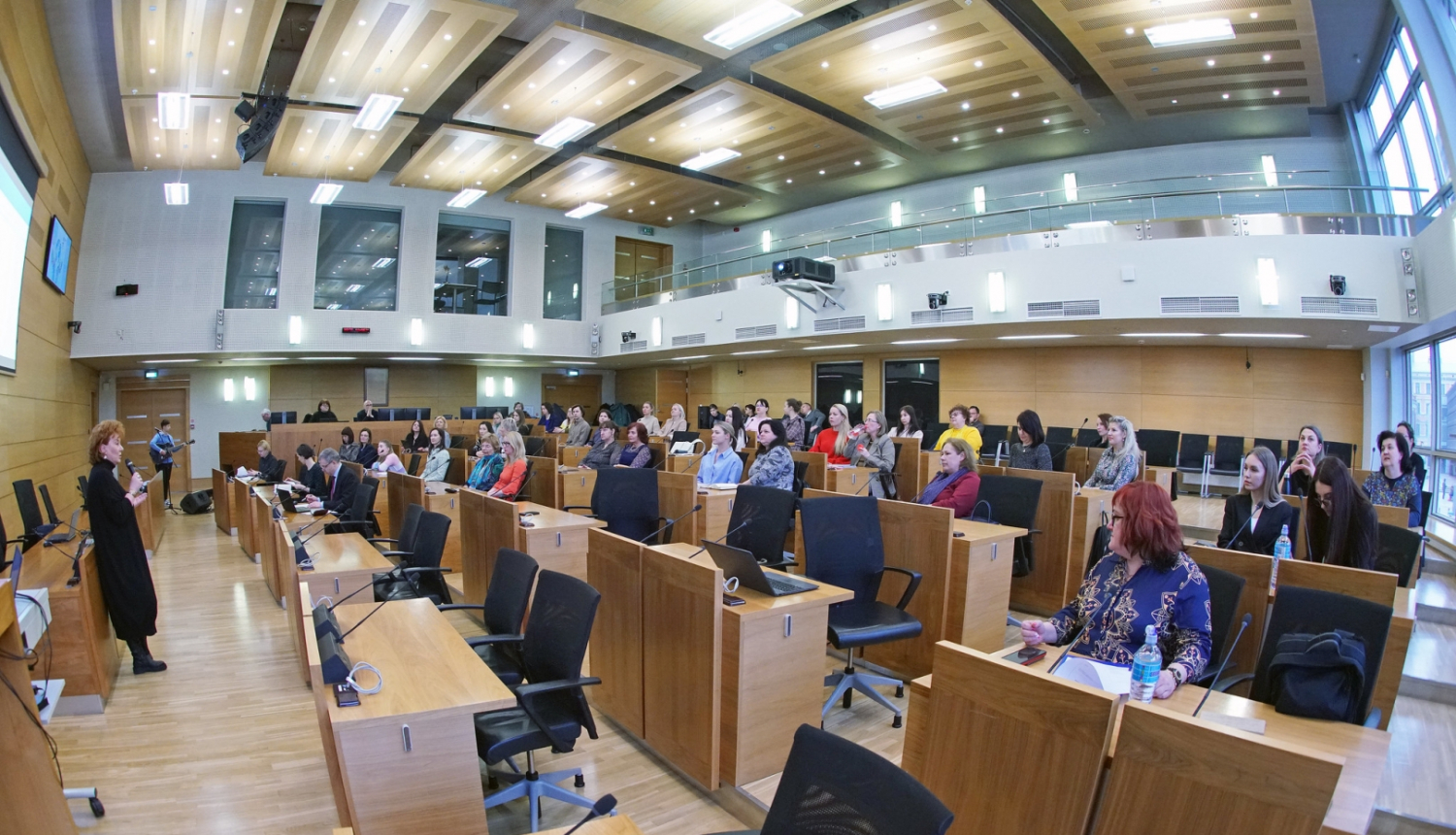 Sociālā darba konferences dalībnieki