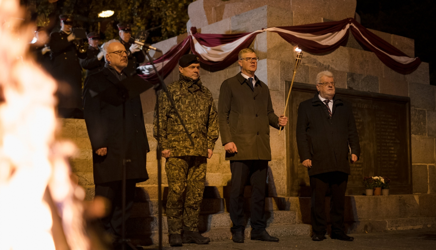 Svinīgais pasākums Sudrabkalniņā