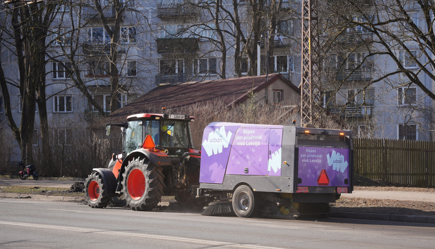 Tīras ielas pēc ziemas