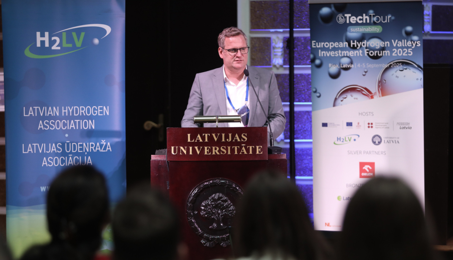 Rīgas domes priekšsēdētājs Viestura Kleinbergs 