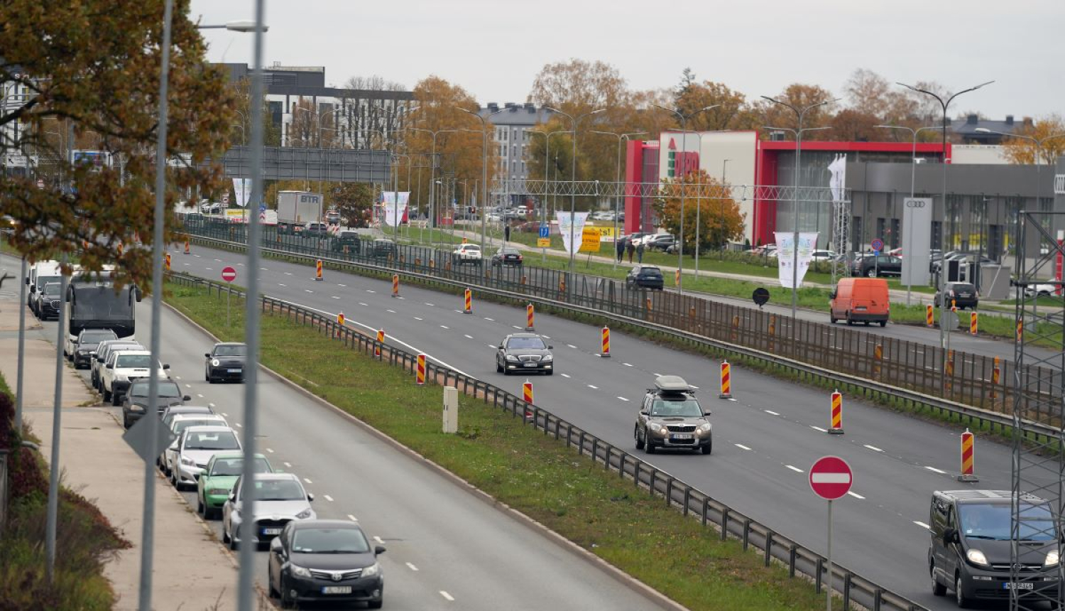 K.Ulmaņa gatve pēc rekonstrukcijas
