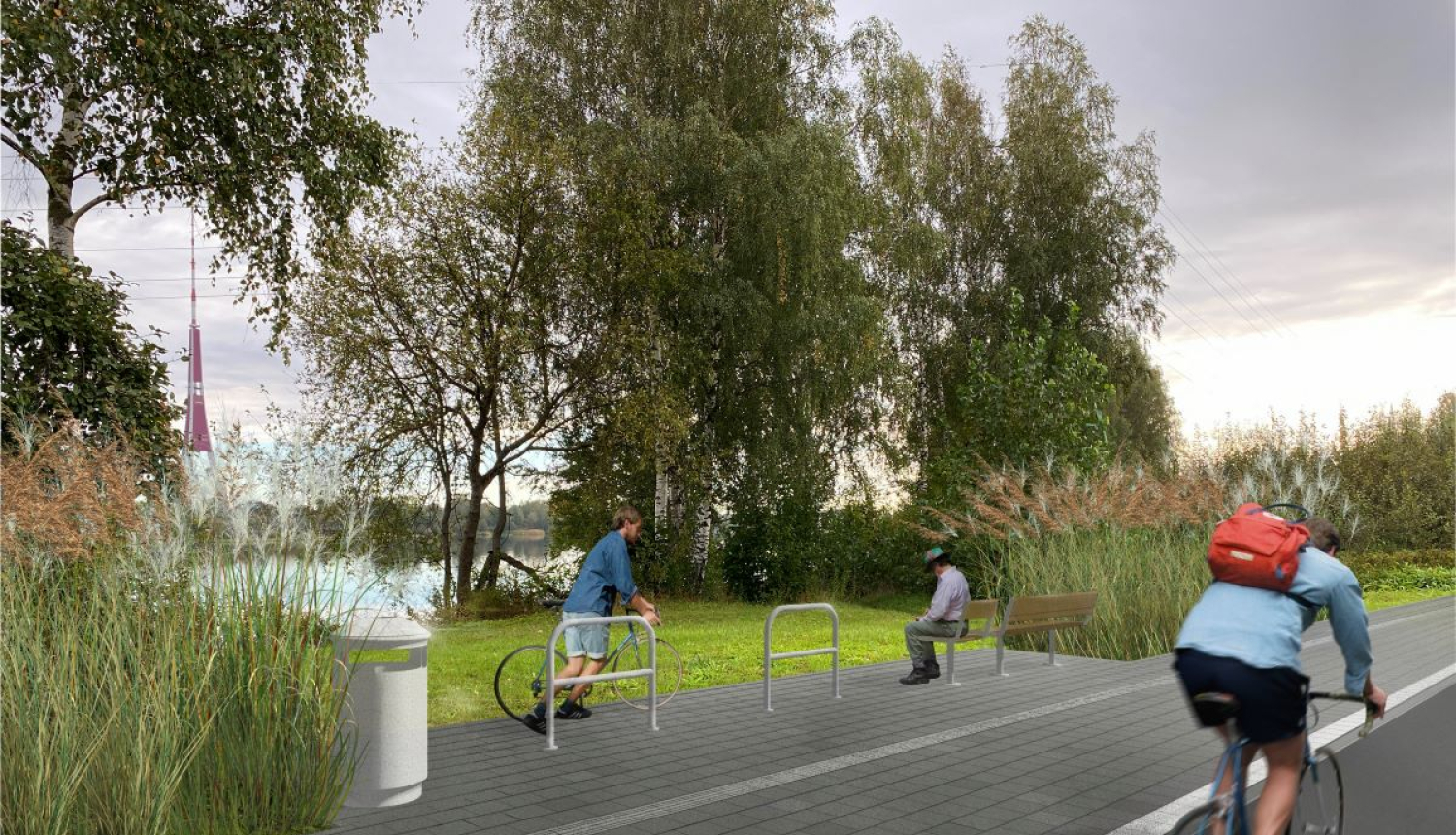 Veloceļa Rīga-Ķekava vizalizācija