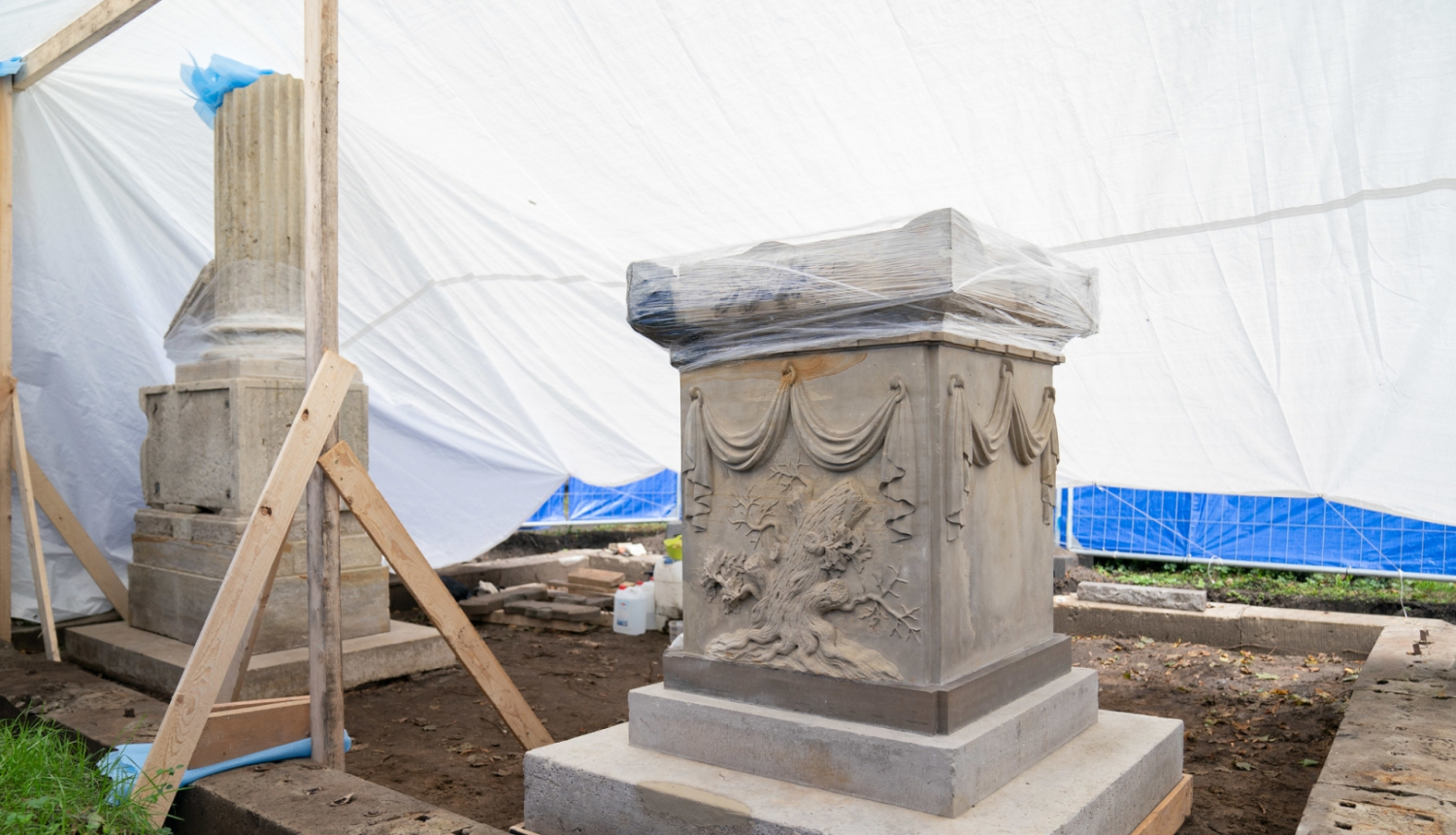 Vērmaņu pieminekļa restaurāciju