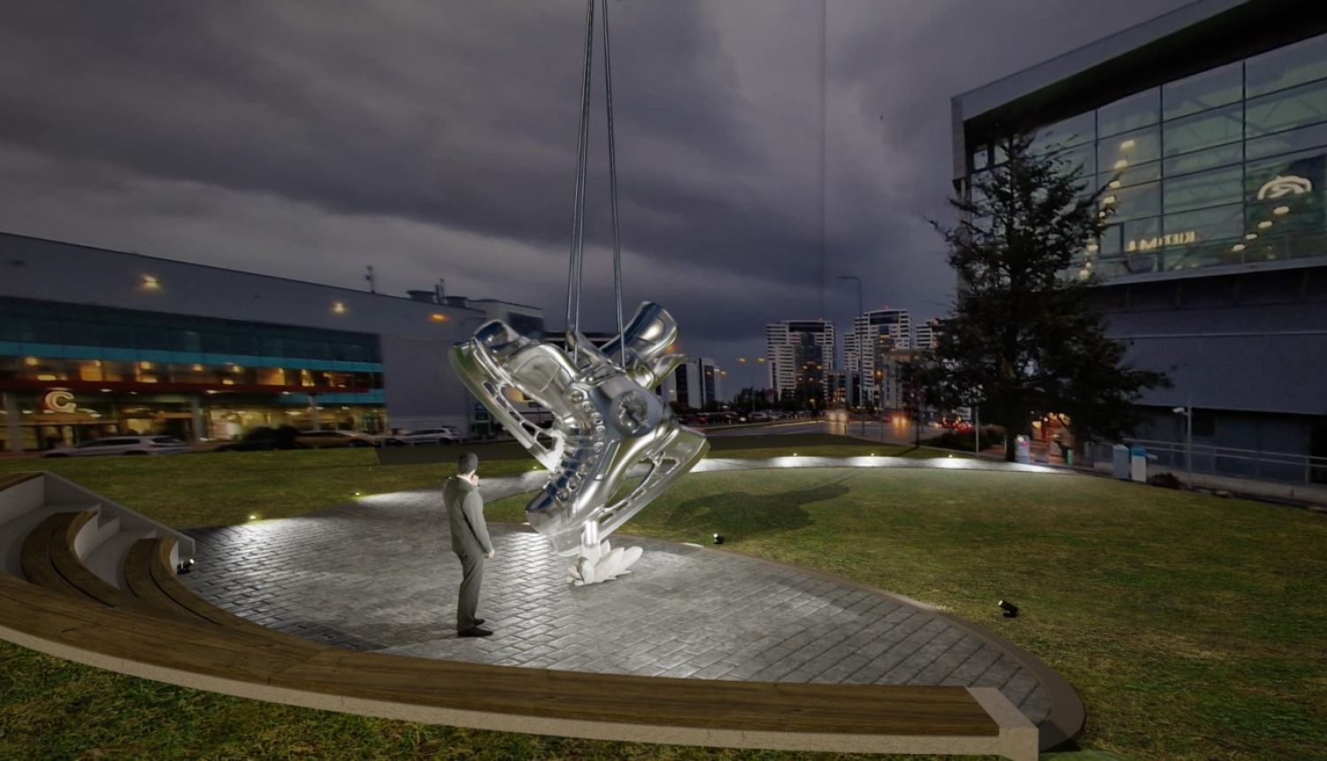 Pieminekļa vizualizācija- slidas