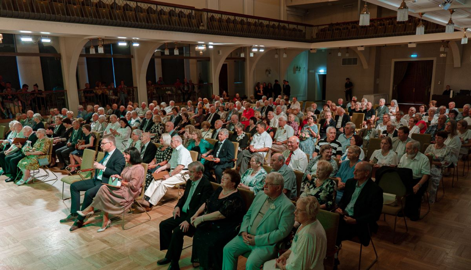 Zelta pāru sveikšana