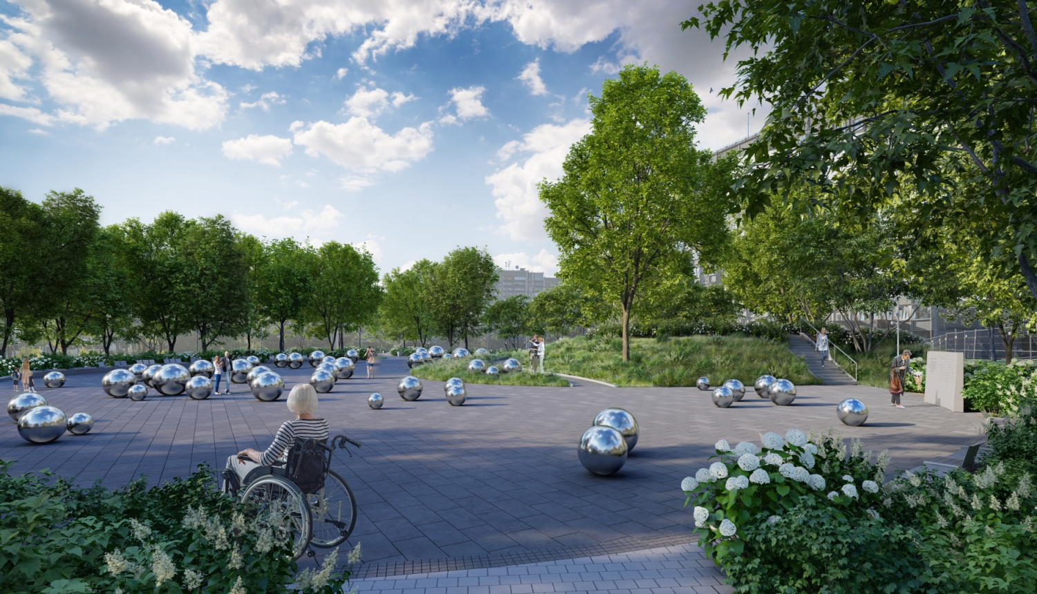 Zolitūdes piemiņas vietas vizualizācijas