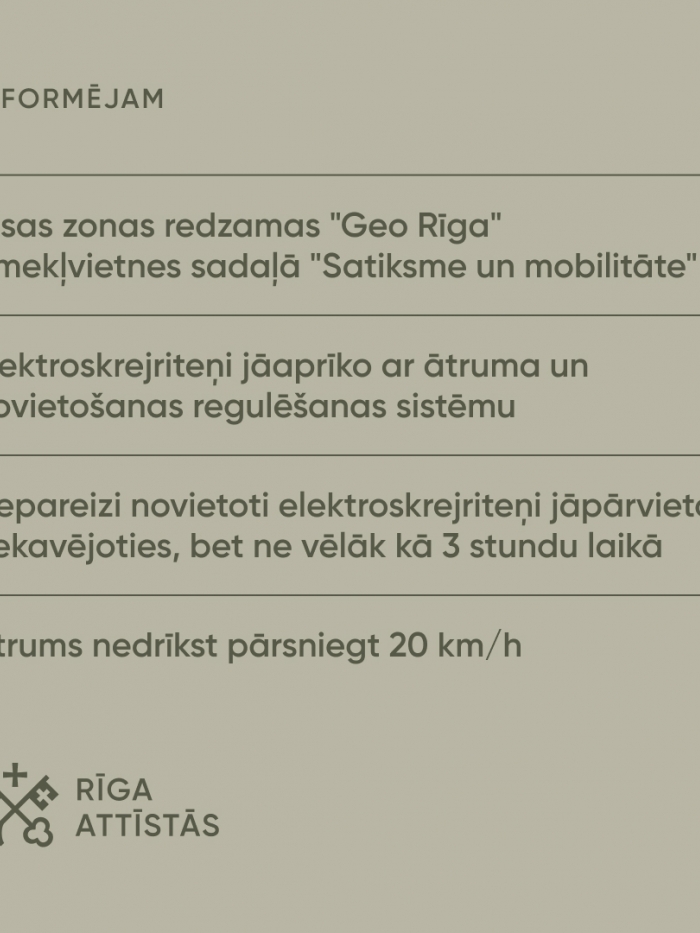 Ierobežojumi koplietošanas elektroskrejriteņiem