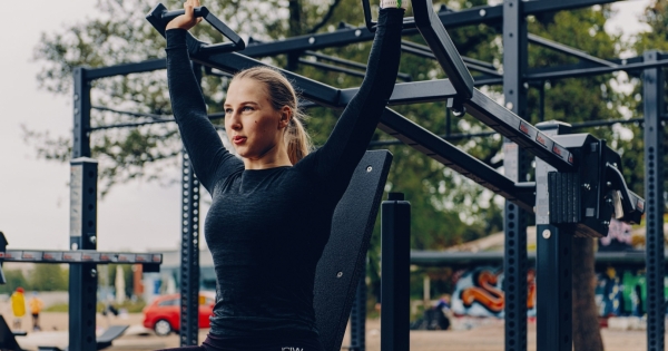I Anniņmuiža-parken kan du prøve nytt utendørs treningsutstyr