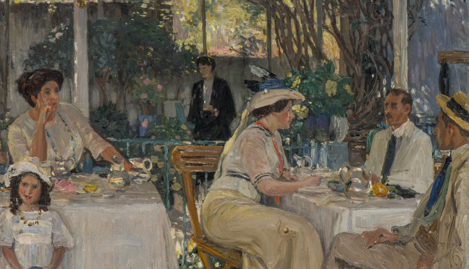 Glezna Janis Rozentāls. Uz terases (Veranda Kapri)