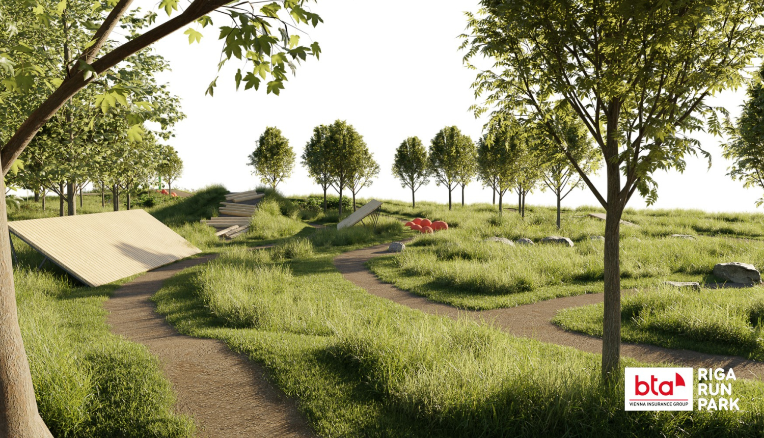 BTA RIGA RUN PARK vizualizācija