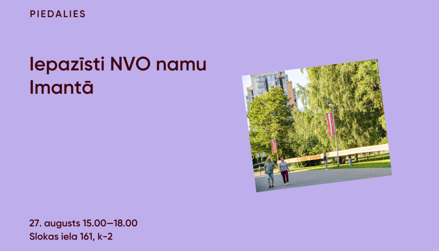 NVO nama Imantas filiāles pasākums