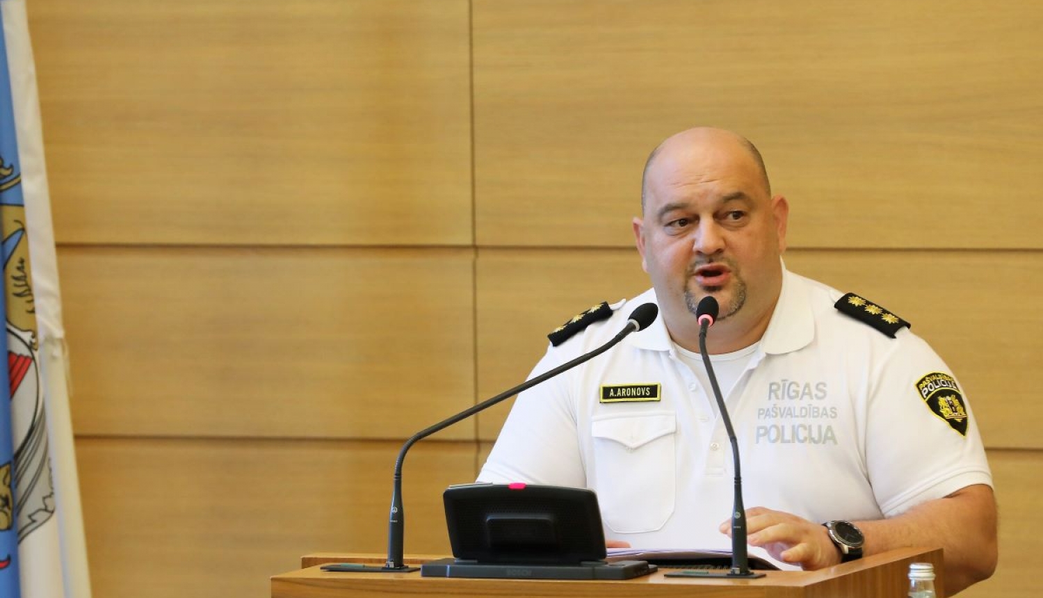 Rīgas pašvaldības policijas priekšnieka vietnieks Andrejs Aronovs