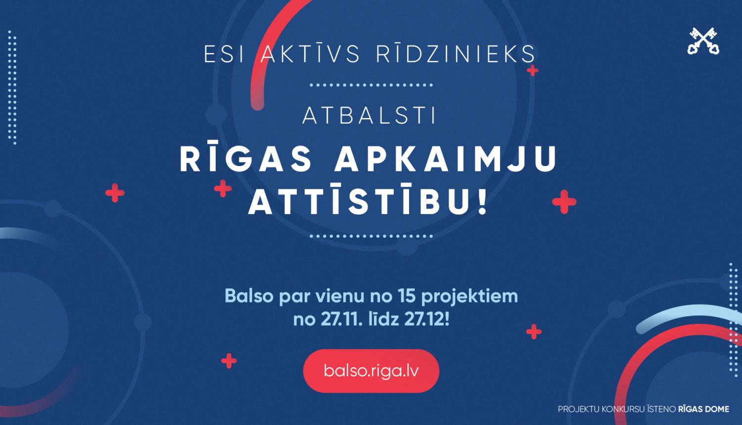 Atbalsti Rīgas apkaimju attīstību