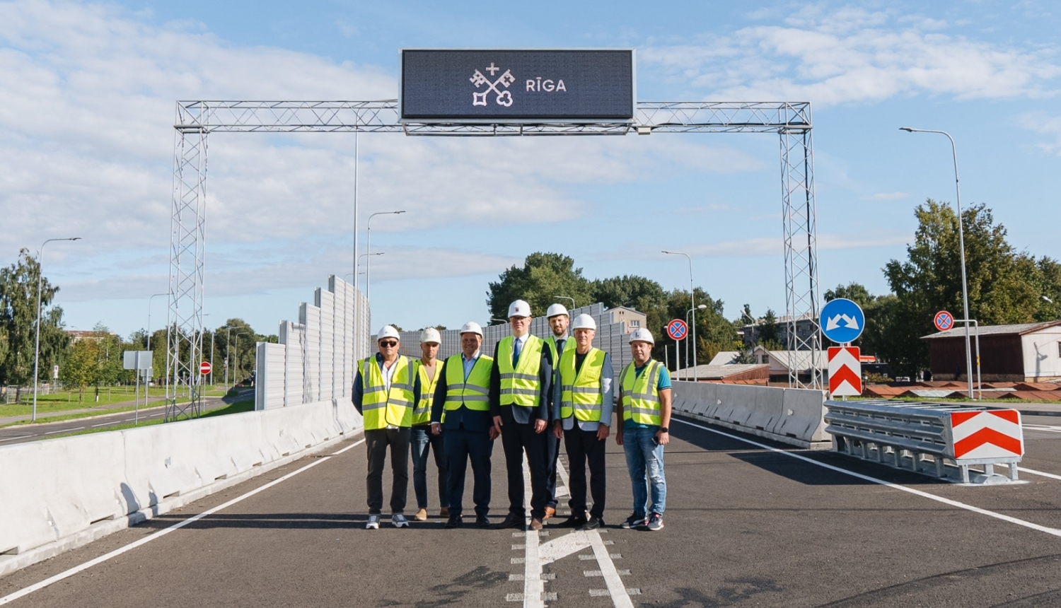 Rīgas domes vadība uz Austrumu maģistrāles