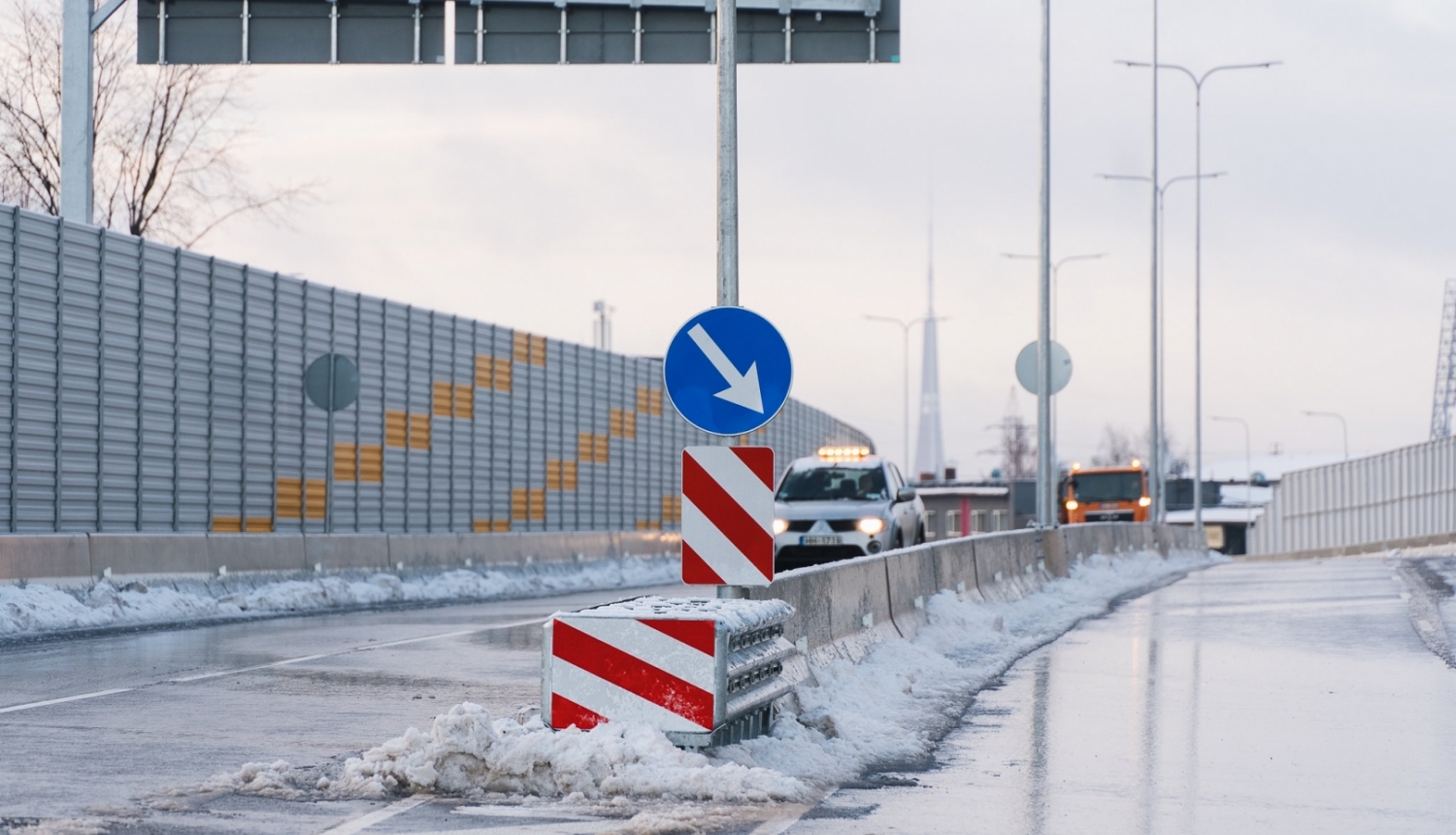 Austrumu maģustrāle brauc transports