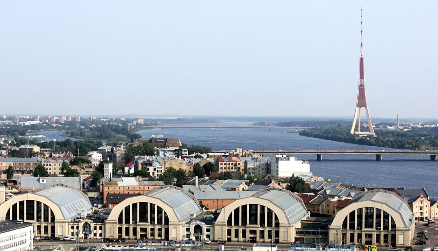 Rīgas Centrāltirgus un televīzijas tornis