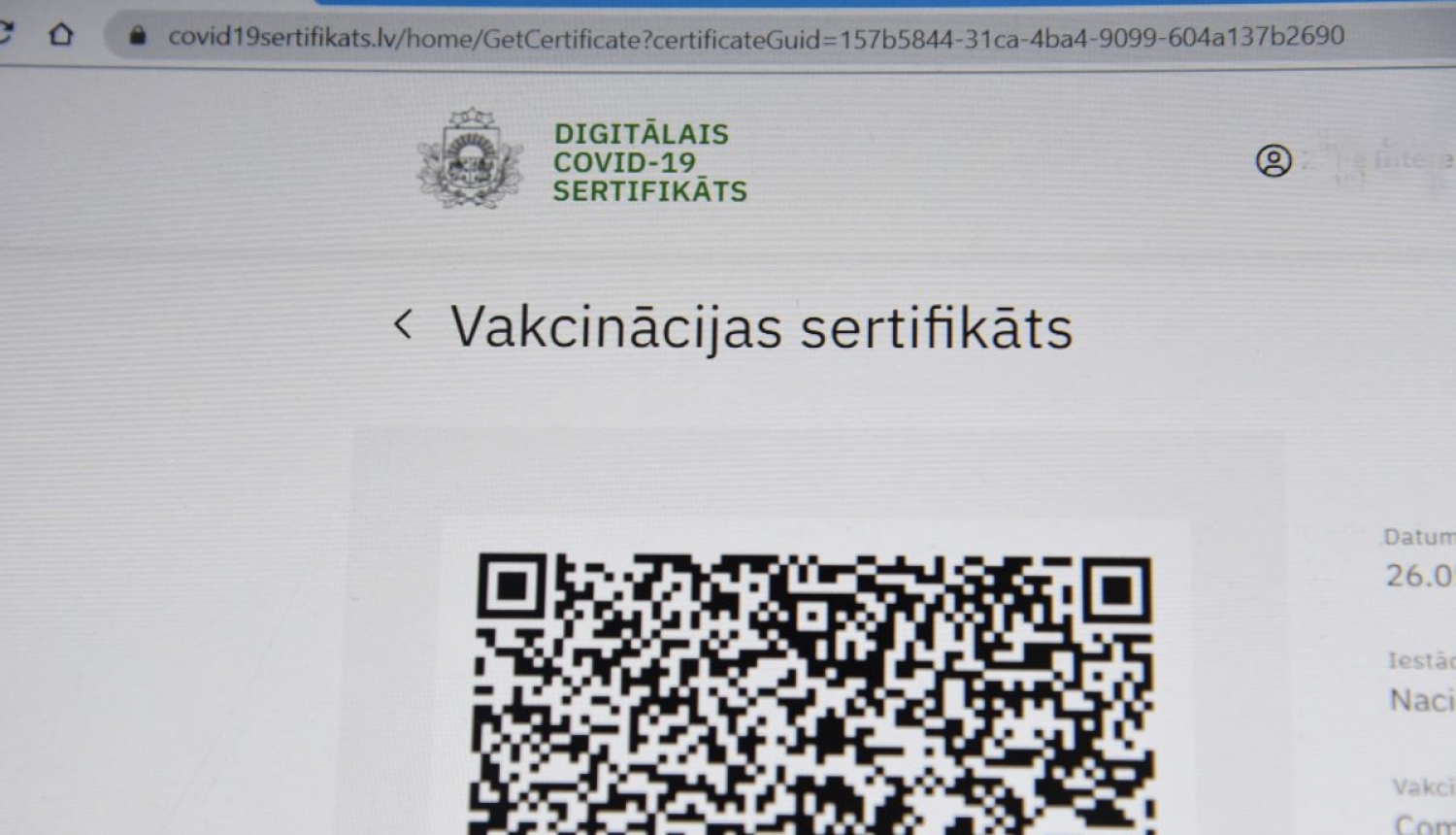 Civid digitalais sertifikāts