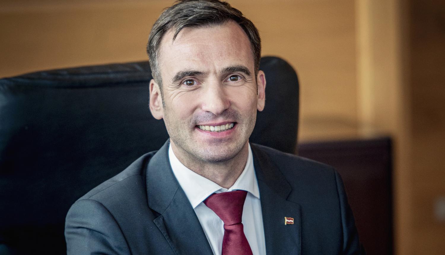 Rīgas domes priekšsēdētājs Mārtiņš Staķis