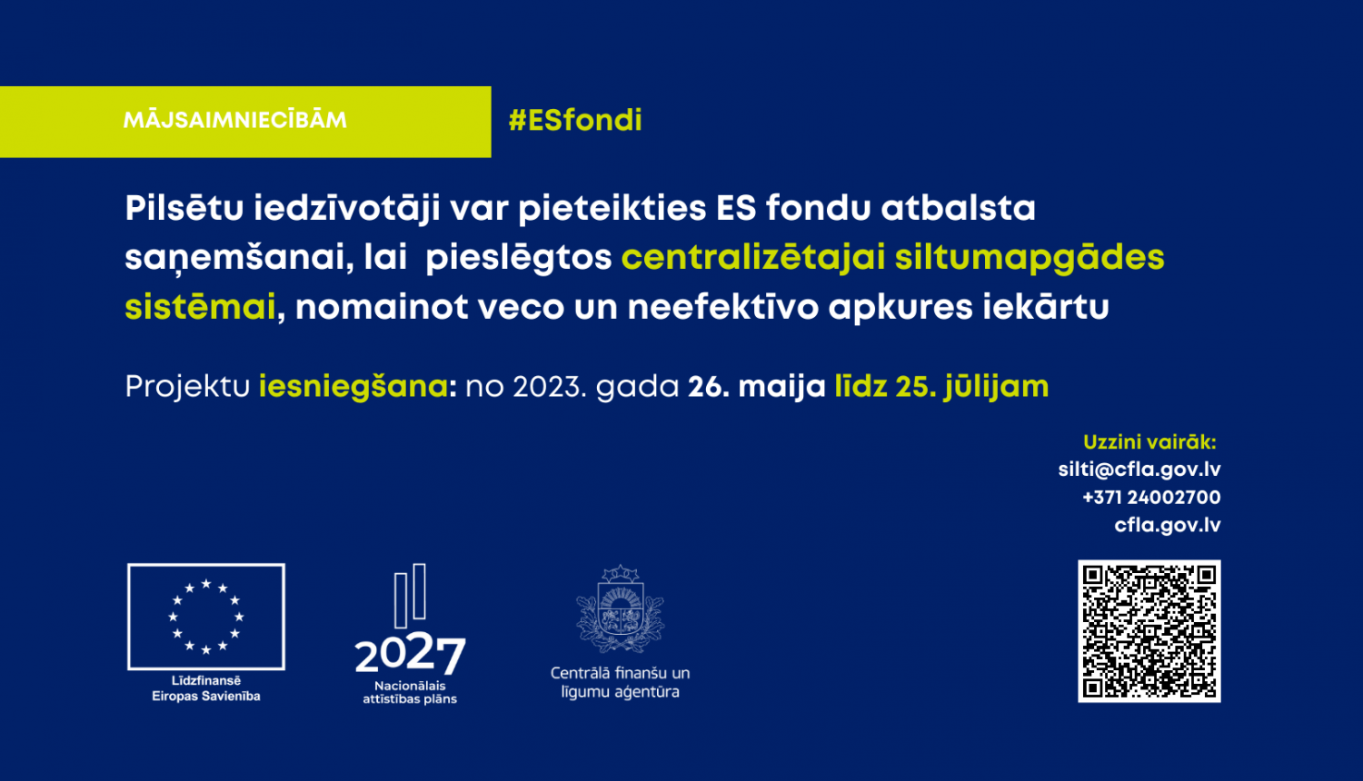 informācija par projekta iesniegšanu