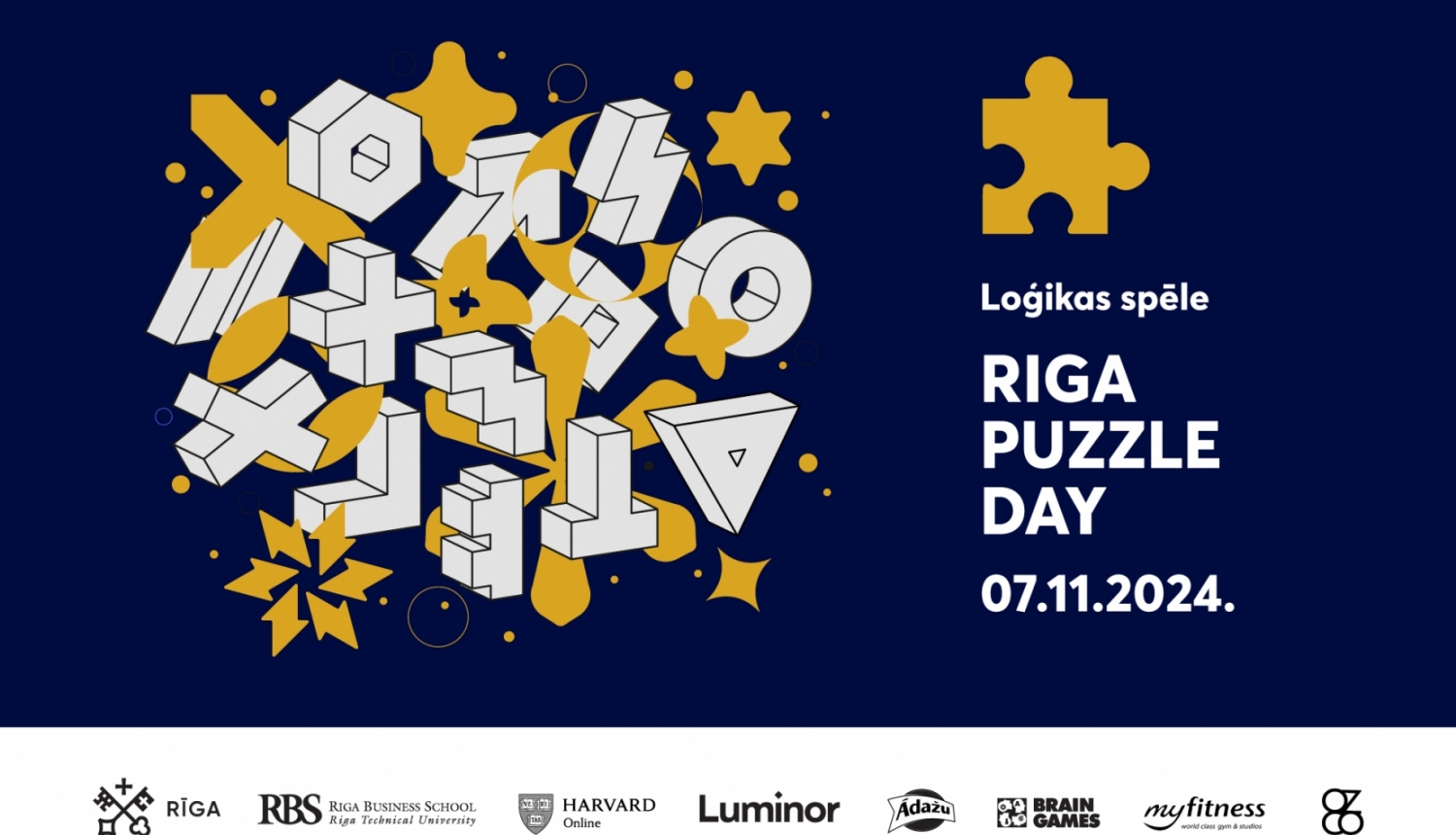 Rīga puzzle day vizuālis