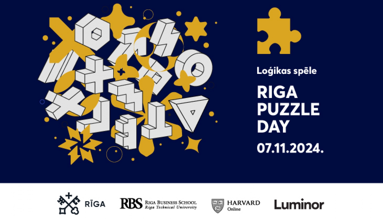 Riga Puzzle Day 2024 vizuālis