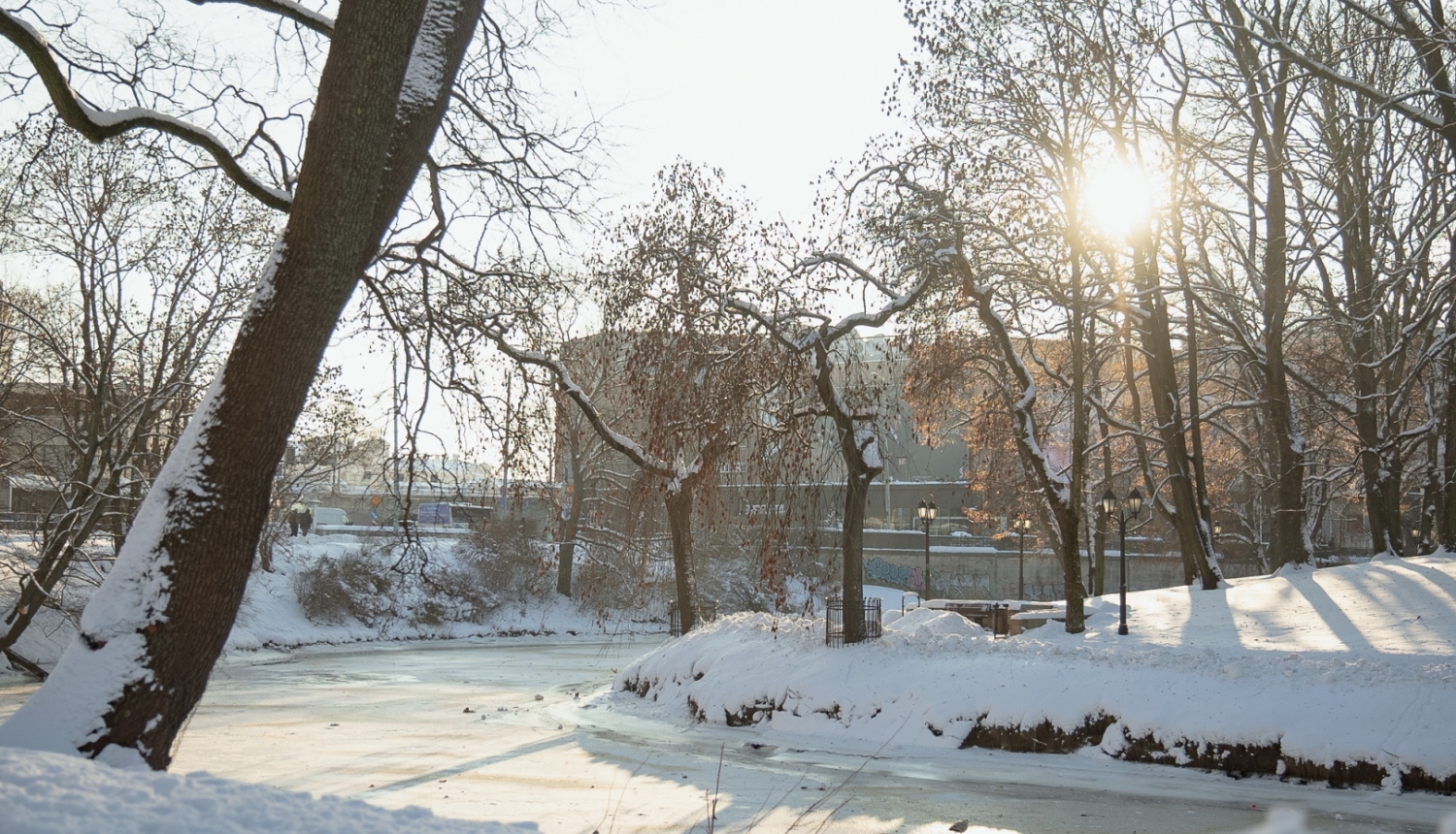 Rīgas naāls ziemā