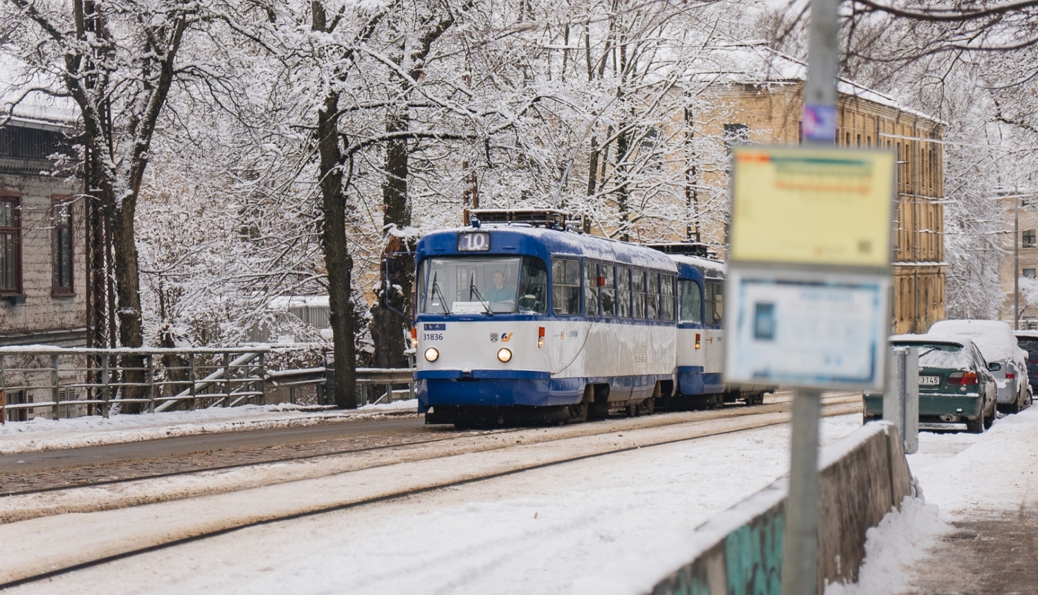 Tramvajs ziemā