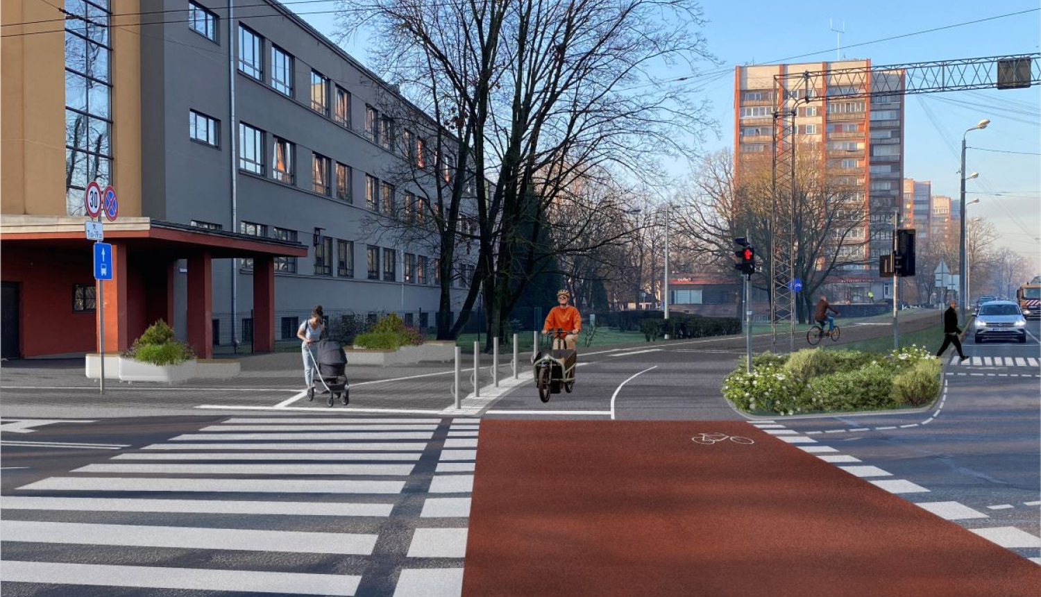 Velo ceļa Rīga-Babite-Piņķi vizualizācija