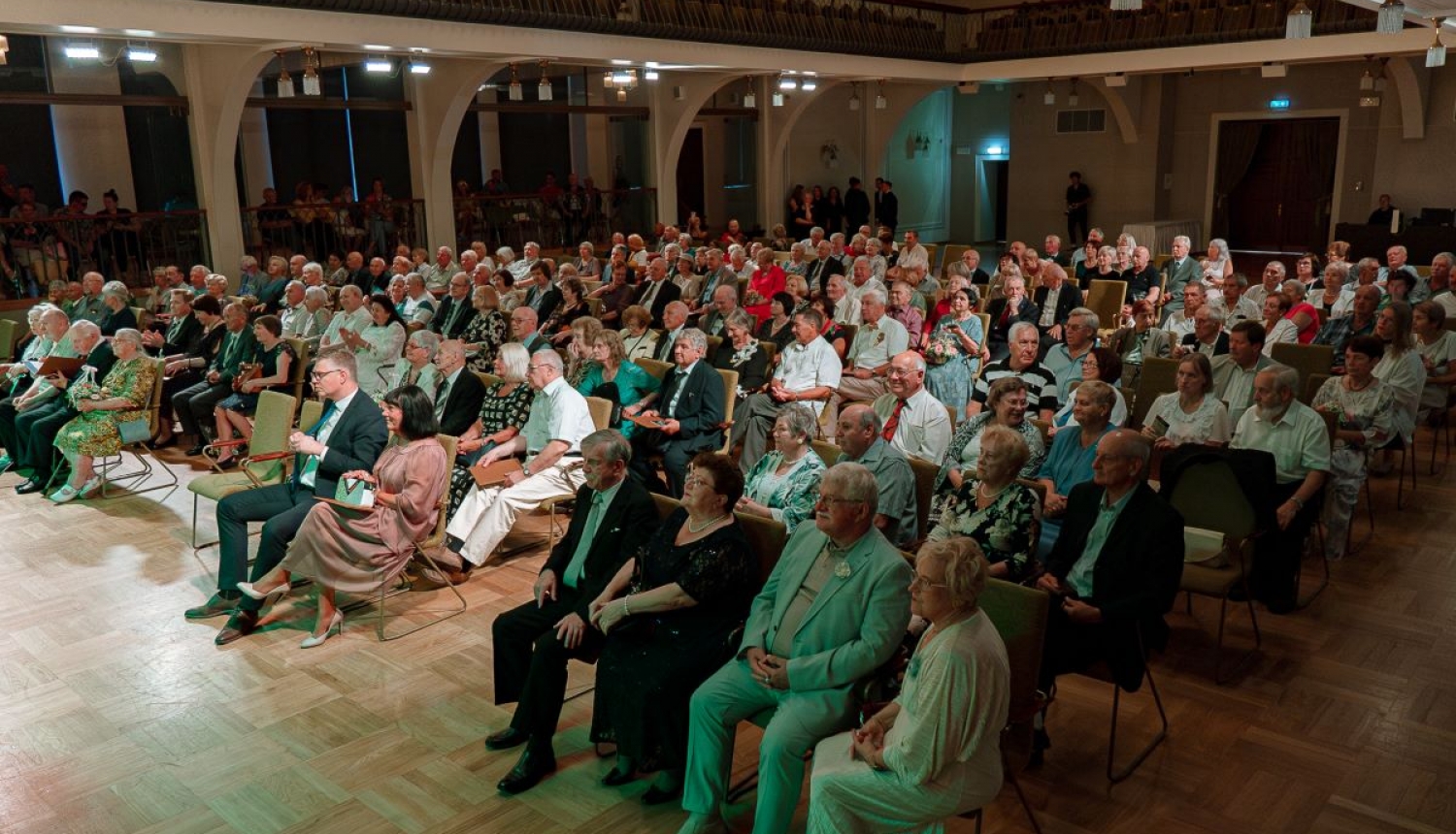 Zelta pāru sveikšana