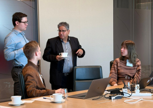 Eiropas Rekonstrukcijas un attīstības bankā Rīgas vidusskolēni